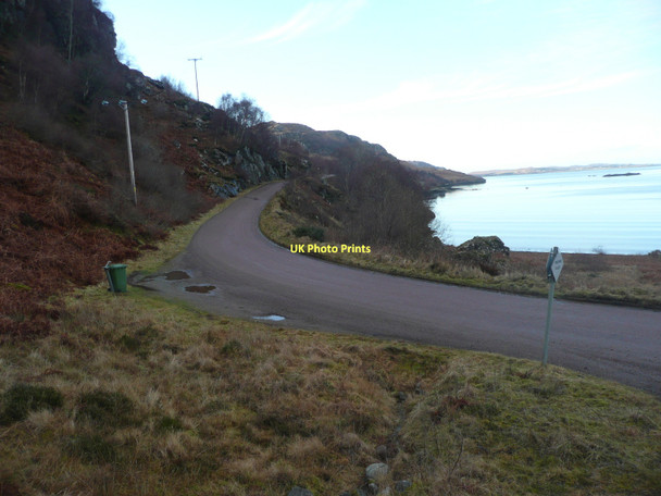 Photo 6"x4" Passing place Pool Crofts c2011