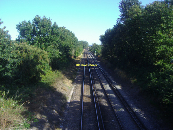 Photo 6"x4" Railway lines, Norbiton Kingston Upon Thames c2009 P1