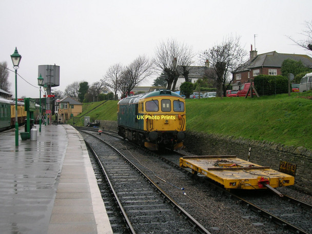 Photo 6"x4" Tracks, Swanage station Swanage c2011