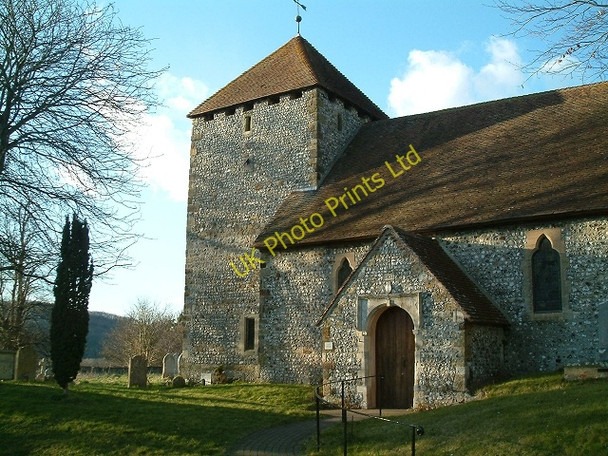 Photo 6"x4" South Malling Church Lewes c2006