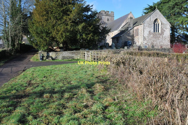 Photo 6"x4" Llangybi church Llangybi\/ST3796 c2011