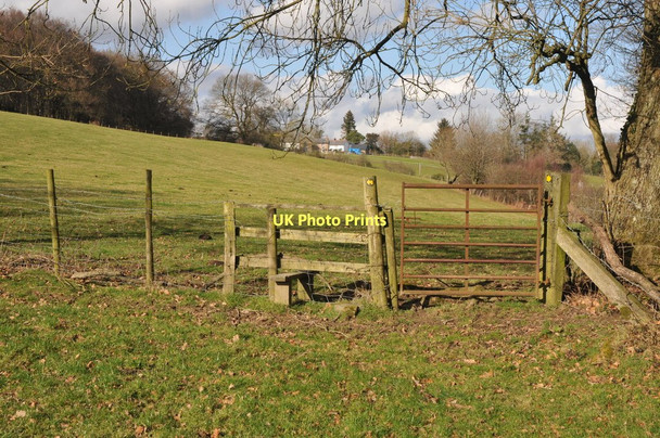 Photo 6"x4" Stile near Prescoed Coed-y-paen c2011