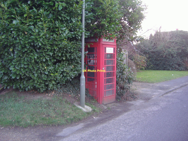 Photo 6"x4" Phone box on Tuesley Lane, Godalming Godalming c2009