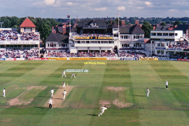 Photo 6"x4" Trent Bridge Cricket Ground: the first day of the 1998 Test Match West Bridgford c1998