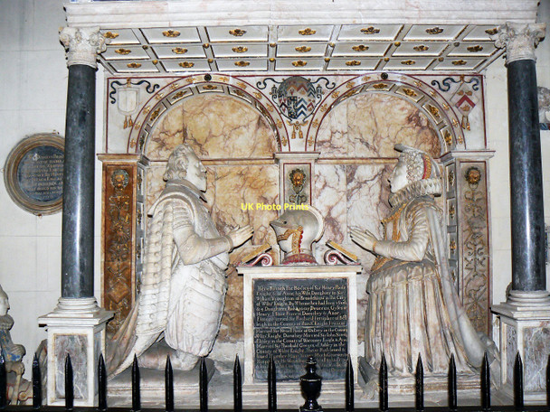 Photo 6"x4" Memorial to Sir Henry and Lady Anne Poole, St Kenelm's Church, Sapperton Daneway c2011