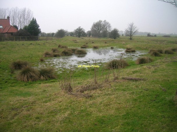 Photo 6"x4" Pond, Barlow hall Barlow\/SE6428 c2011