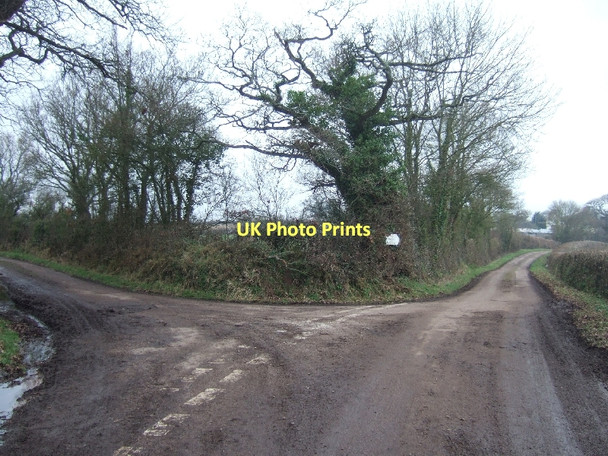 Photo 6"x4" Road junction near Holbrook Farm Clyst St Mary c2011