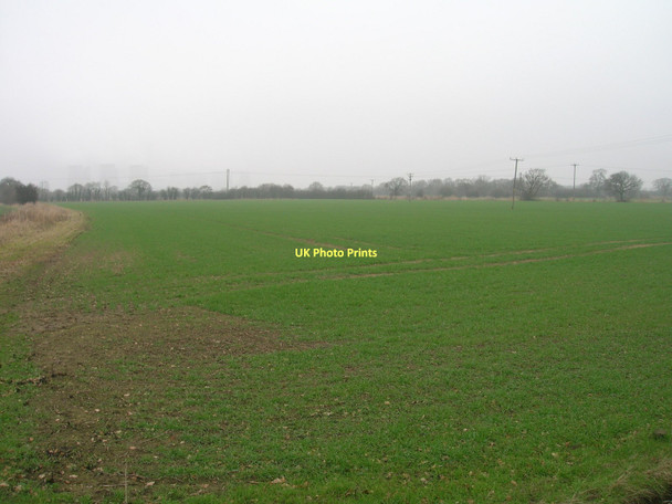 Photo 6"x4" Farmland north of Wheel Lane Drax c2011
