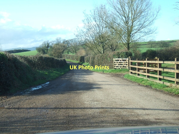 Photo 6"x4" Road west from Frogmore Cross Hollis Head c2011
