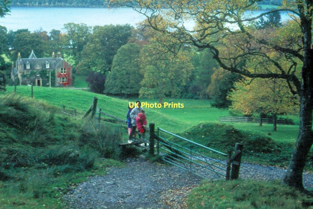 Photo 6"x4" Ardvorlich Estate from the track to Ben Vorlich Edinample c1990