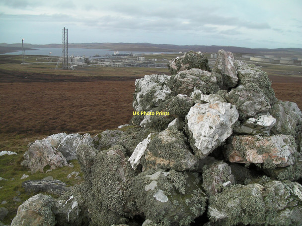 Photo 6"x4" Crooksetter Hill cairn Laxobigging c2009