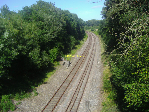 Photo 6"x4" Railway lines, Abinger Hammer Wotton\/TQ1247 c2010