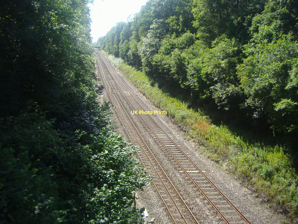 Photo 6"x4" Railway lines, Abinger Hammer Wotton\/TQ1247 c2010