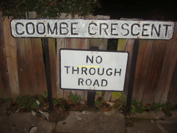 Photo 6"x4" Road name and pre-Worboys sign Sunbury c2010