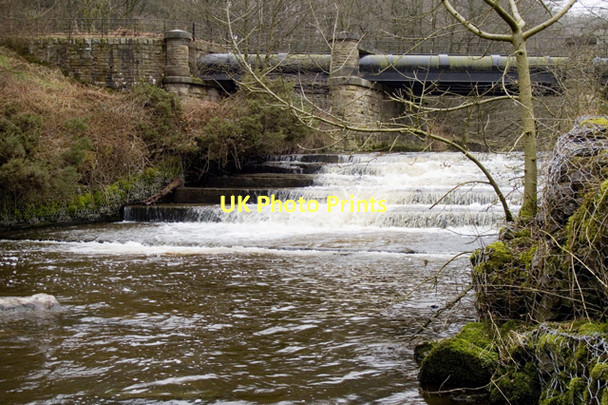 Photo 6"x4" Weir and Thirlmere Aqueduct on River Brock Brook Bottom\/SD5442 c2011