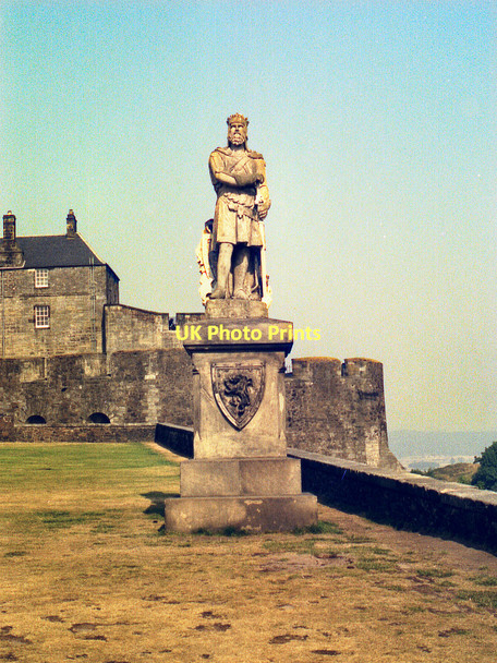 Photo 6"x4" Robert The Bruce, Stirling Castle Stirling\/NS7993 c1976