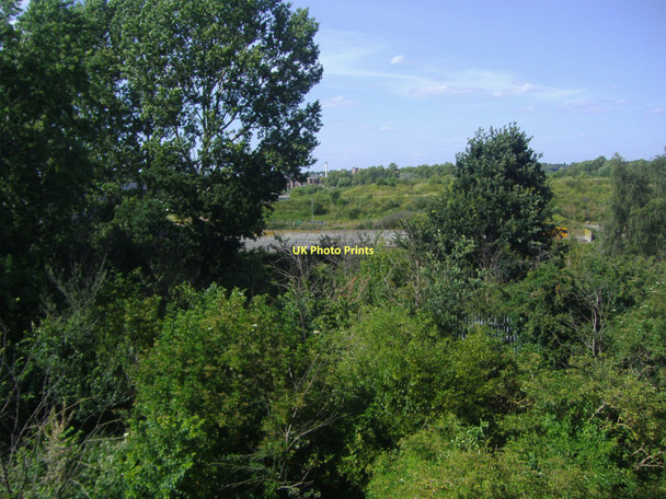 Photo 6"x4" Fields by Berrylands sewage plant New Malden c2008