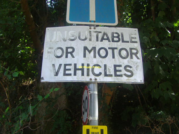 Photo 6"x4" Road sign on Blackheath Lane, Albury Albury\/TQ0547 c2010