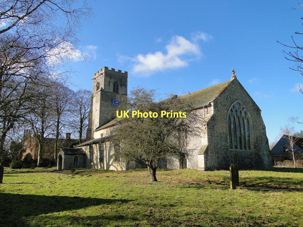 Photo 6"x4" Great Snoring St Mary's church Great Snoring c2010