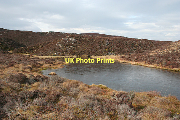 Photo 6"x4" Moorland Pool Carn nan Clach Garbha c2011