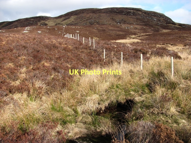 Photo 6"x4" Fence, Beinn a' Chaoinich Creag Ghlas\/NG8617 c2011