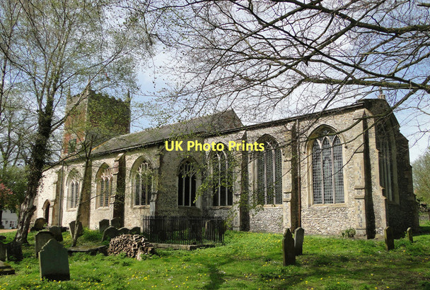 Photo 6"x4" Litcham All Saints' church Litcham c2010