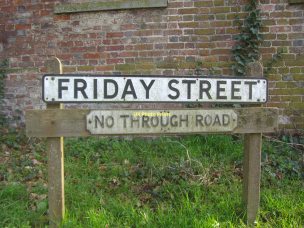 Photo 6"x4" Street name in Ockley Ockley\/TQ1440 c2009