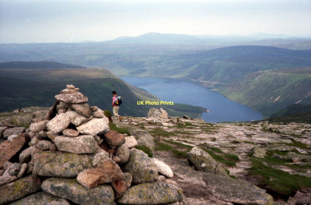 Photo 6"x4" Summit cairn on Broad Cairn Broad Cairn c1991