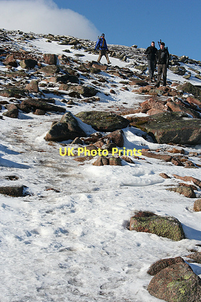 Photo 6"x4" Path near the Summit Scurran of Lochterlandoch c2011