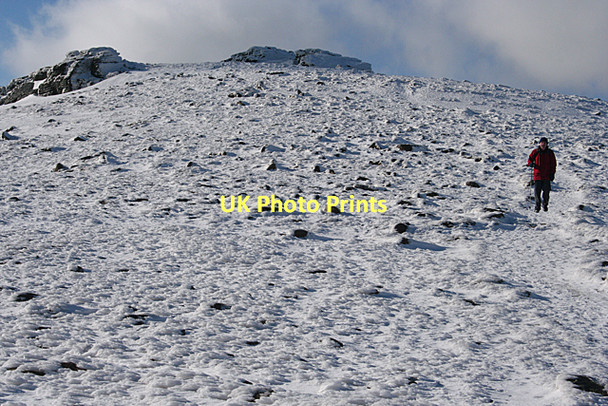 Photo 6"x4" Summit in View Scurran of Lochterlandoch c2011