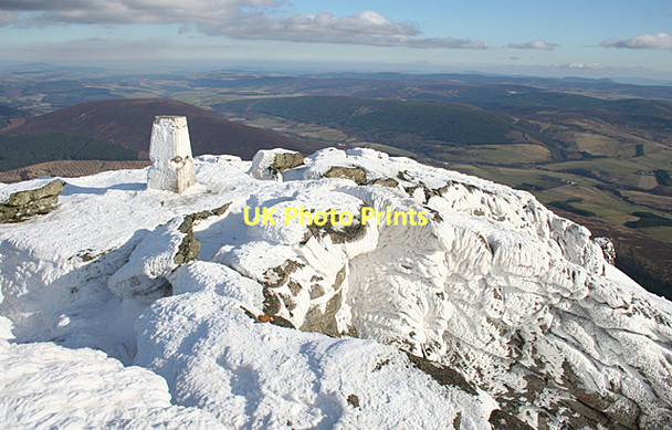 Photo 6"x4" Summit of Ben Rinnes Scurran of Lochterlandoch c2011