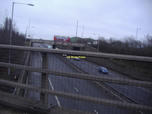 Photo 6"x4" A40 from the Target roundabout, Northolt Greenford\/TQ1382 c2009