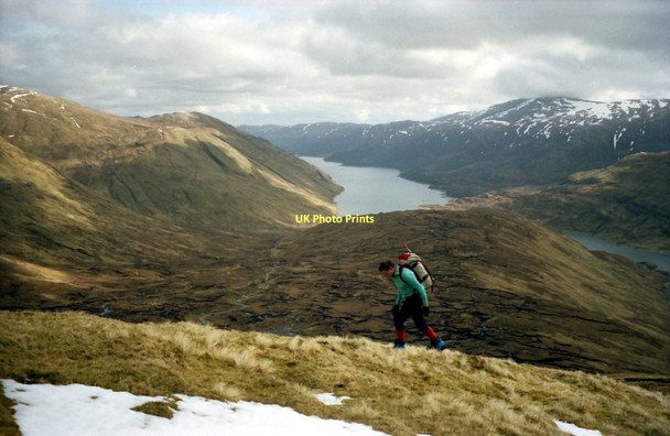 Photo 6"x4" On the south ridge of An Socach Coire Mh\u00e0im\/NH1131 c1991
