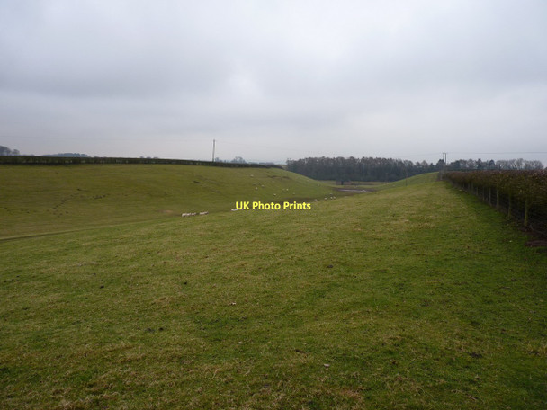 Photo 6"x4" Valley leading down to Limbutts Building Crowgreaves c2011