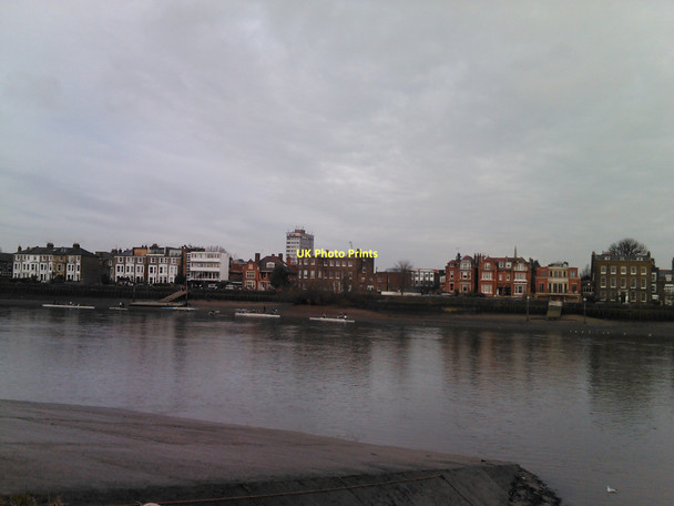 Photo 6"x4" View of the buildings on the North Bank of the Thames, viewed from the South Bank #3 Hammersmith\/TQ2279 c2011