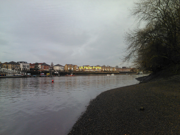 Photo 6"x4" View of the buildings on the North Bank of the Thames, viewed from the South Bank #5 Hammersmith\/TQ2279 c2011