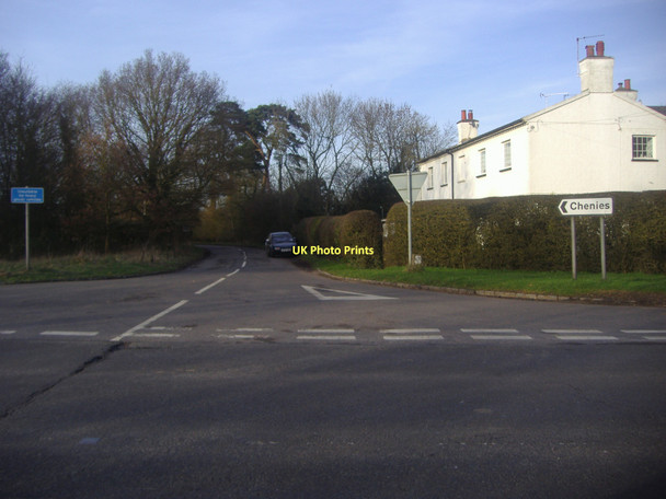 Photo 6"x4" Junction of Clay Pit Lane, Little Chalfont Chorleywood c2011