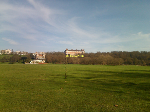 Photo 6"x4" View of the Royal Star and Garter Home from Petersham Meadows #2 Richmond\/TQ1874 c2011
