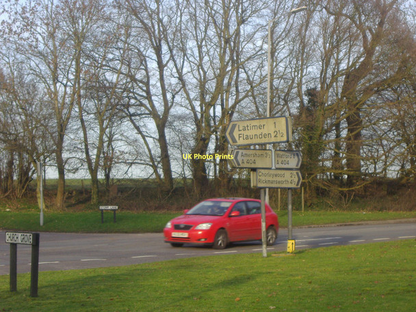 Photo 6"x4" Road junction Amersham Road, Little Chalfont Chorleywood c2011