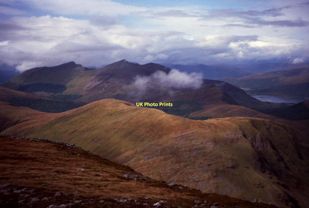 Photo 6"x4" Summit view from C\u00c3\u00b2rr na Beinne C\u00d2RR NA Beinne c1992
