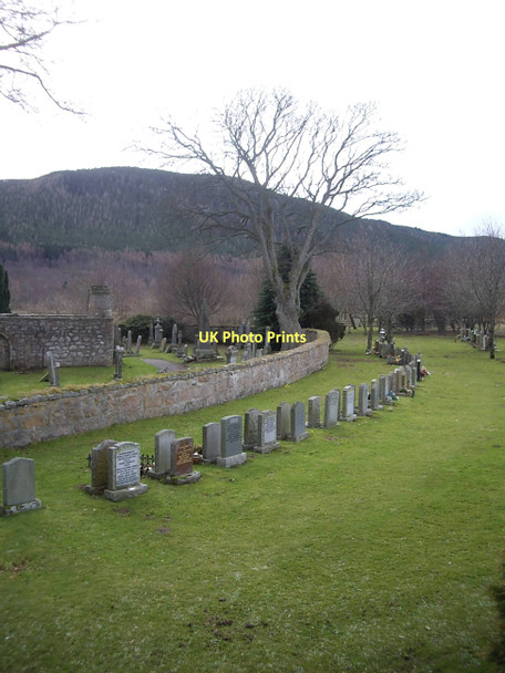 Photo 6"x4" Tullich graveyard Inchmarnoch c2011