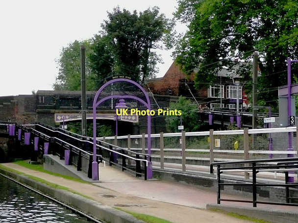 Photo 6"x4" Canal towpath and Bournville Station, Birmingham Stirchley\/SP0581 c2010