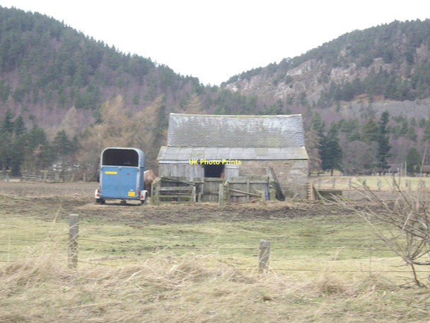 Photo 6"x4" Steading in a field Ballater c2011