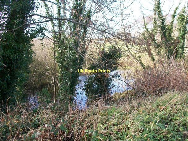 Photo 6"x4" Flooded sand pit alongside Derryoge Road Kilkeel c2011