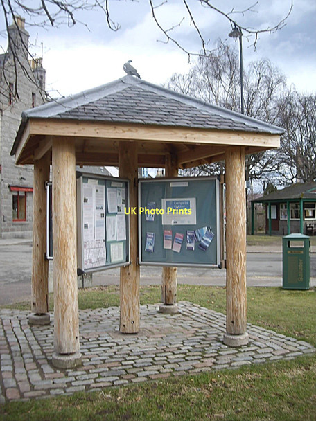 Photo 6"x4" Village information kiosk Ballater c2011