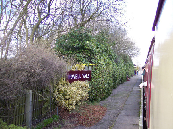 Photo 6"x4" Entering Irwell Vale station Ewood Bridge c2011