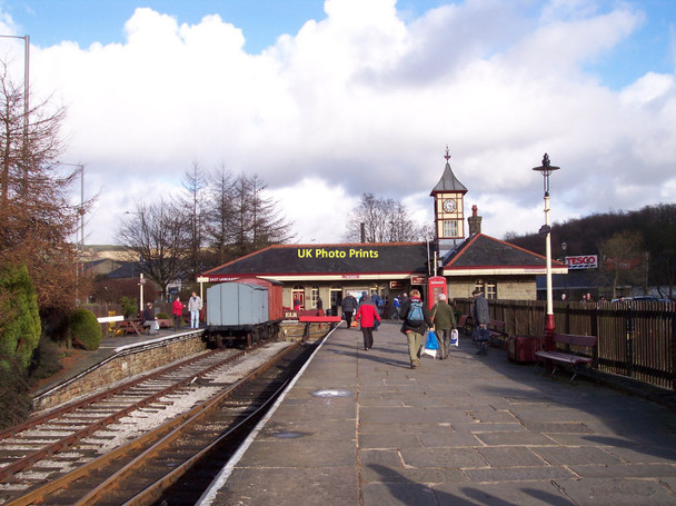 Photo 6"x4" Rawtenstall Station on the East Lancs Railway Haslingden c2011