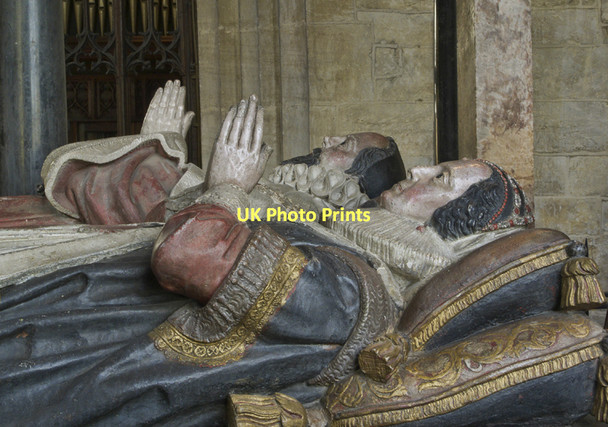 Photo 6"x4" Memorial to Sir Lawrence and Lady Elizabeth Burford\/SP2512 c2011