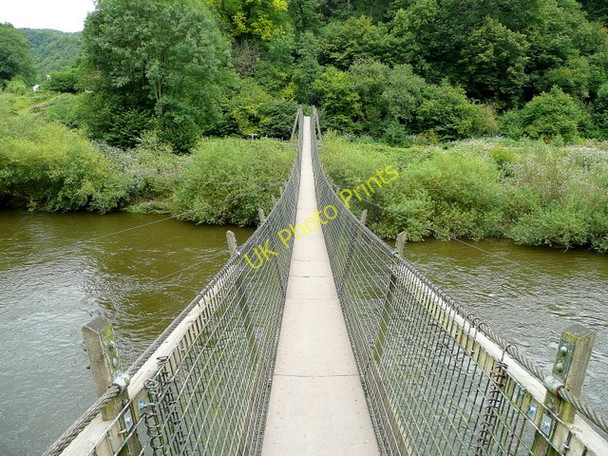 Photo 6"x4" The Biblins Footbridge Hillersland c2009