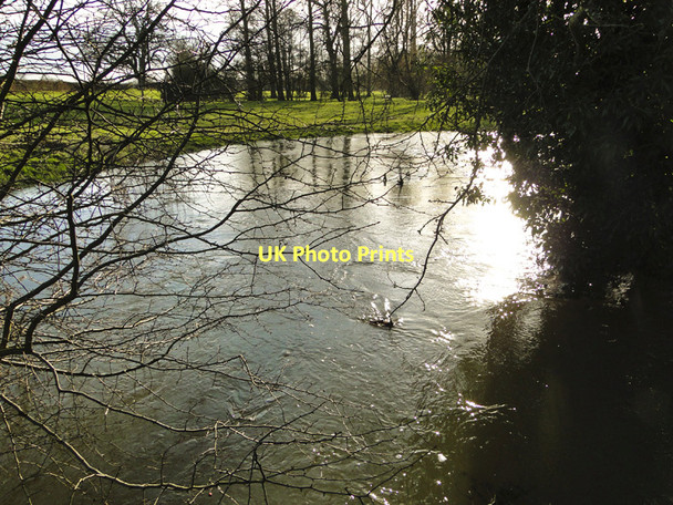 Photo 6"x4" Turpid water on the River Alde Benhall Street c2011